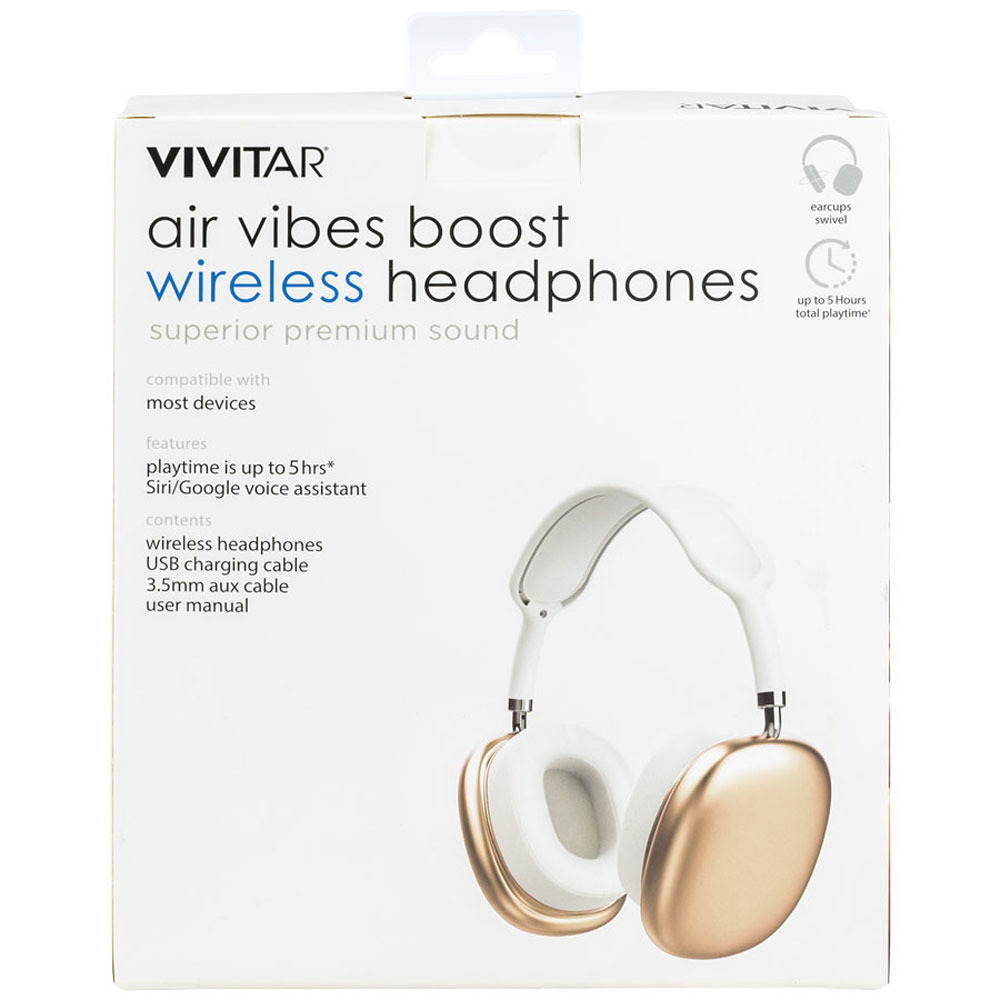 Vivitar Bluetooth Headphone Gold A A Global Industries